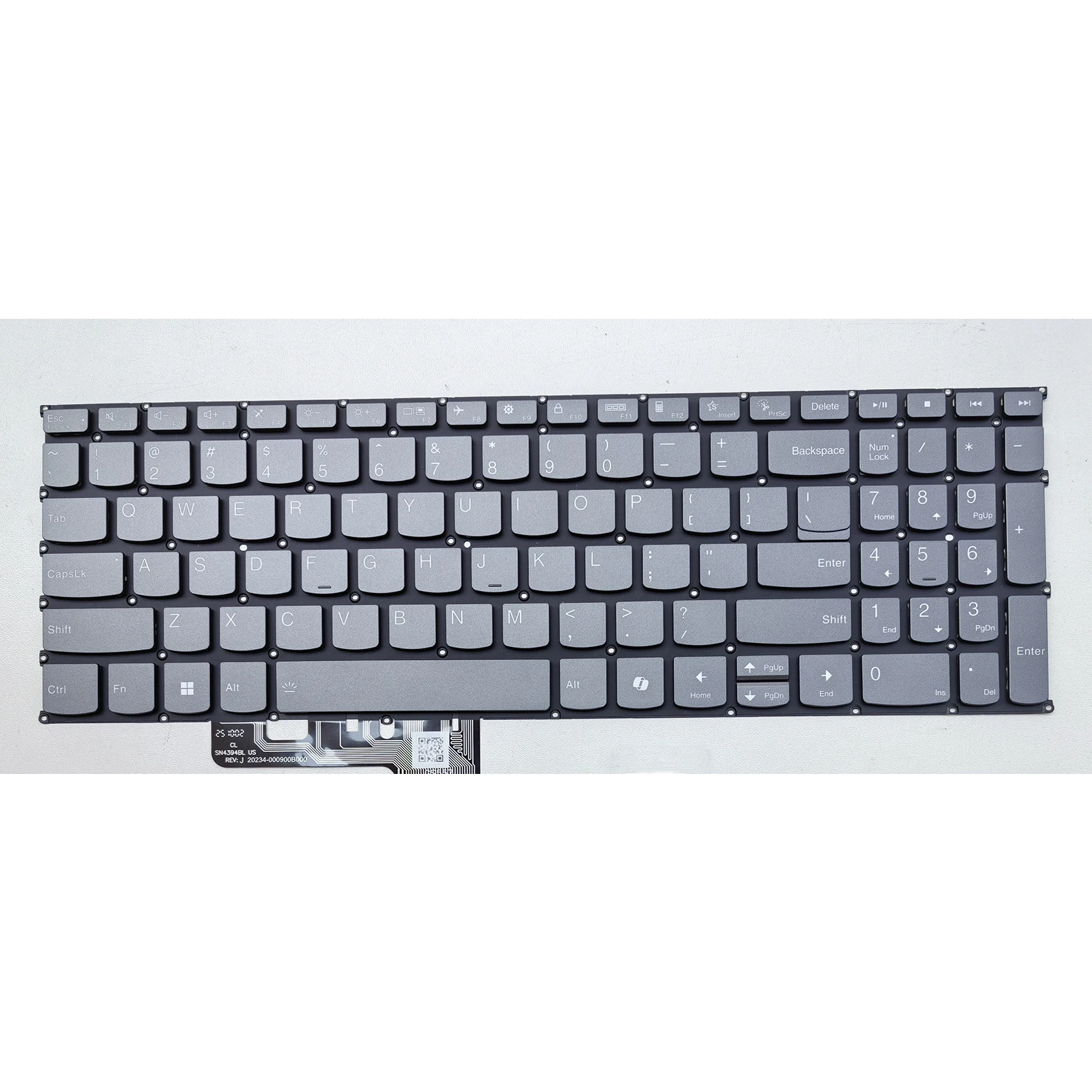 US Backlit Gray Laptop Keyboard for Lenovo 15ALC 15IIL 2021 Air-15ARE 15ITL 2020 Air 15 2020 S550-15 ideapad 5-15 AI