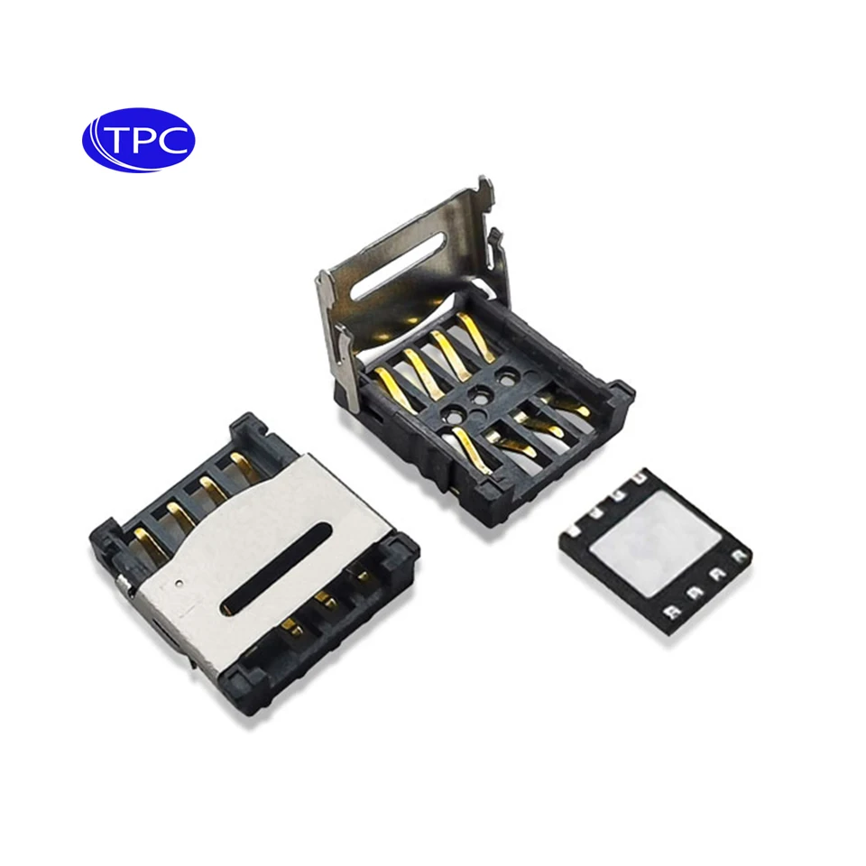TPC Suitable for Soldering ESIM Chips 5mm*6mm Chips DIY Manual Testing and Development ESIM Separate Card Holder