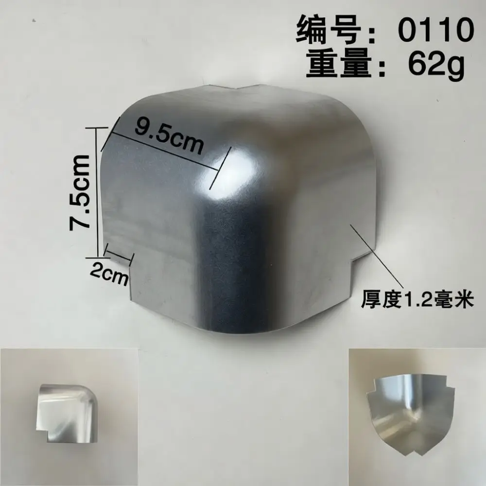 Industrial Grade Stainless Steel Corner Guard For Refrigerated Truck Trailer Box Body Maintenance Fitting Support Accessory