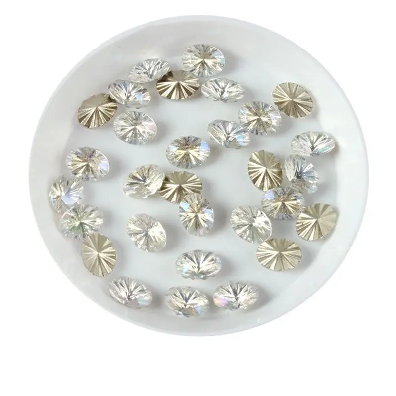 Oval Millennium  mix Color Glass Rhinestones  30/100 pcs for Nail Art Decorations Rhinestones Nail Stones For Nails Accessories