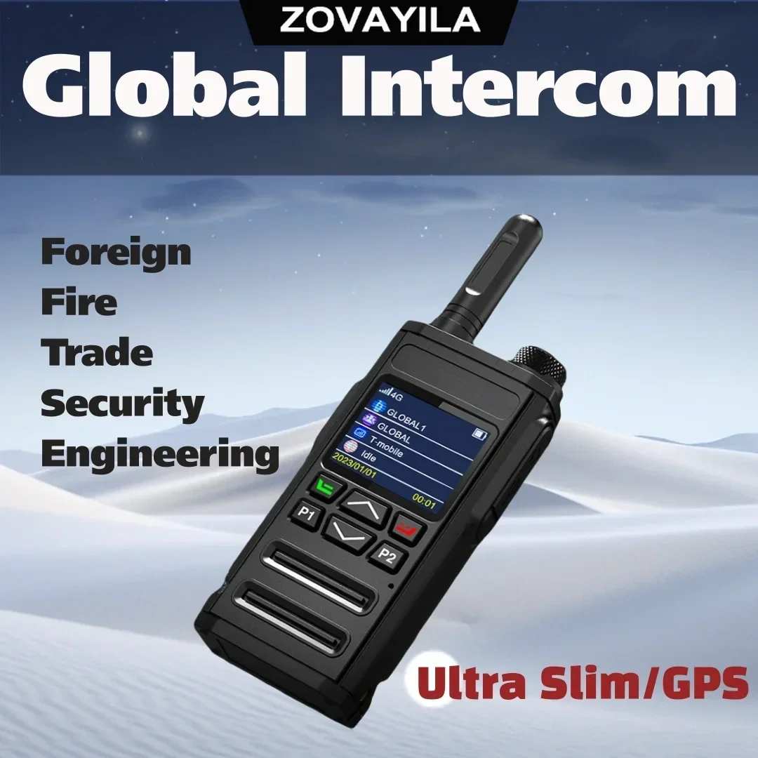 Global 4G walkie talkieglobal-ptt platform fleet travel long range handheld handheld walkie talkie 5000KM