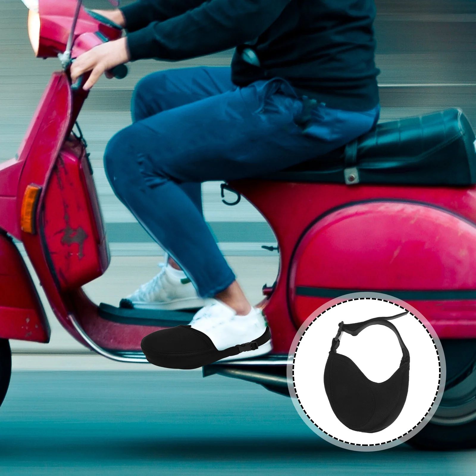 

1pc Cycling Shoe Cover Compact Non-Slip Motorcycle Shifter Guard Pad For Gear-Shift Protection Motorbike Shoes Covers Riding