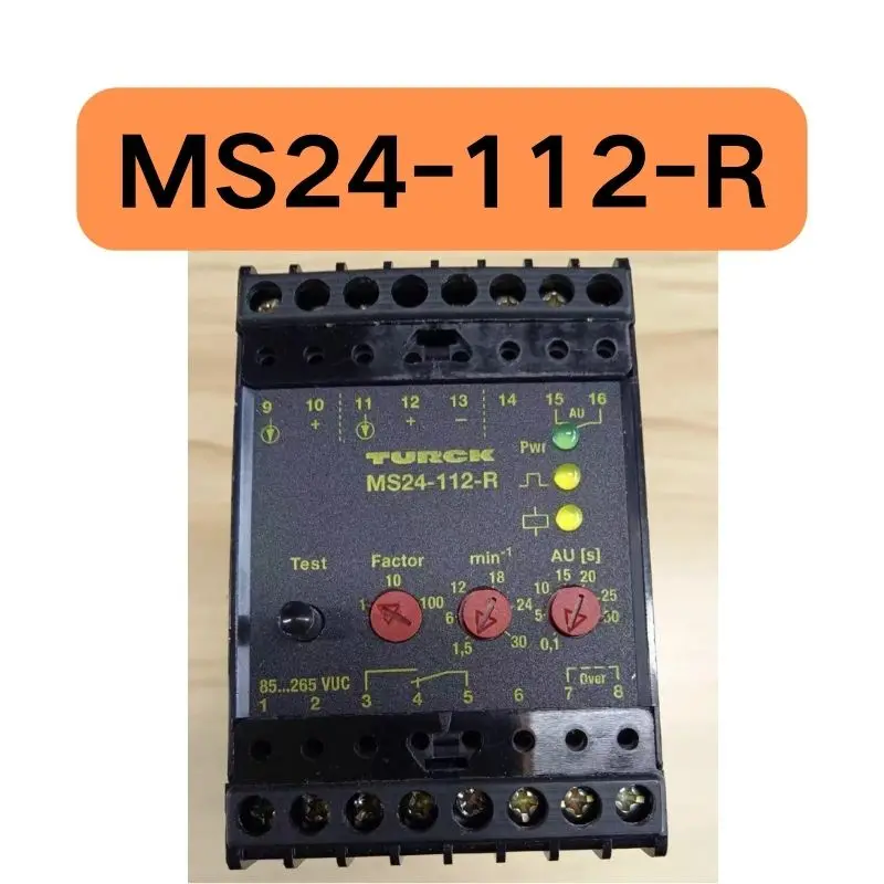 The second-hand MS24-112-R safety relay tested OK and its function is intact