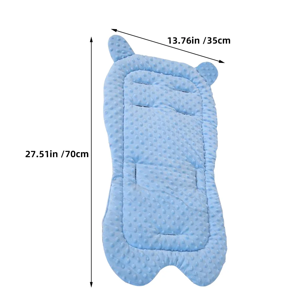 Cojín suave para cochecito de bebé, cómodo forro de apoyo para cochecito para todo tipo de clima, colchón multifuncional para cochecito de bebé para uso en exteriores