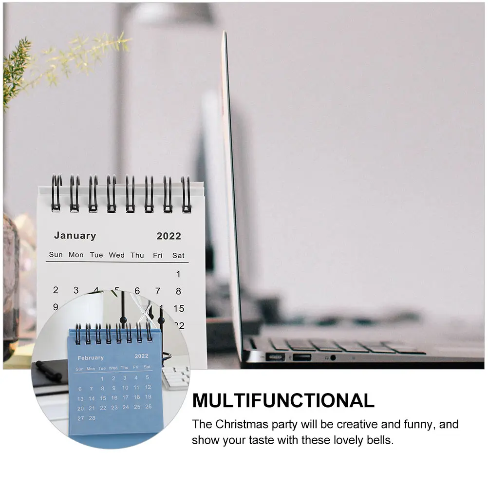 

3 шт. 2022 портативные настольные календари мини-размер бумажный планировщик расписания офисный домашний школьный компактный календарь набор