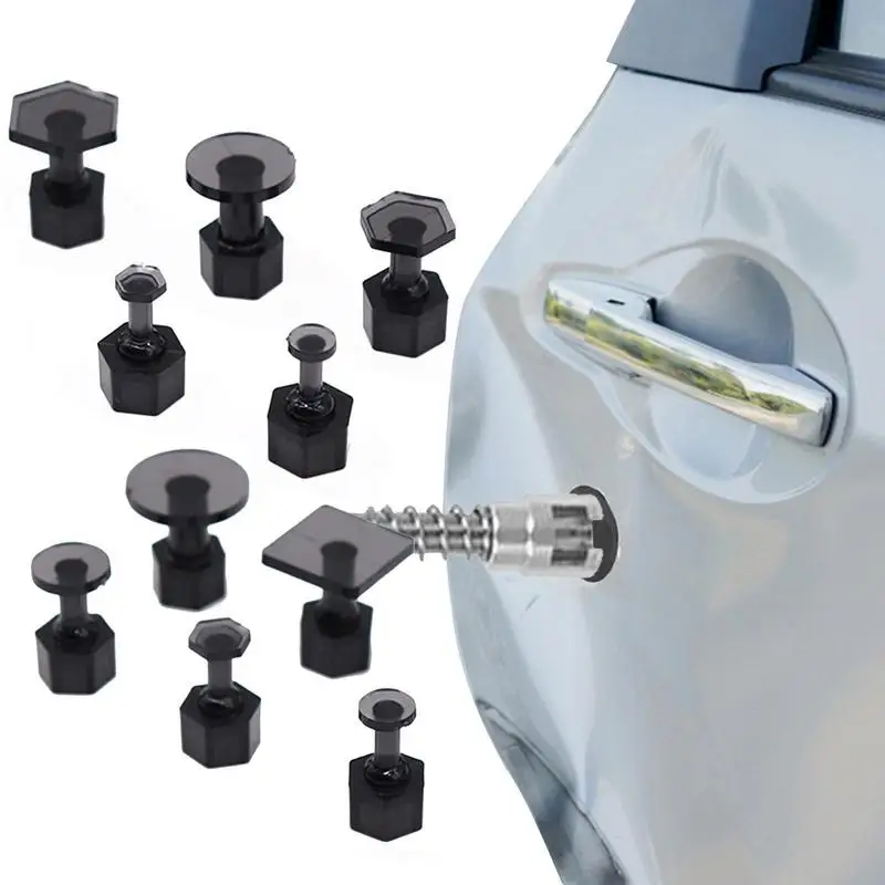 10pcs Dent Remover Tool For Car Dent Puller Dent Repair Kit Auto Body Dent Remover Suction Cup Car Powerful Workshops tools
