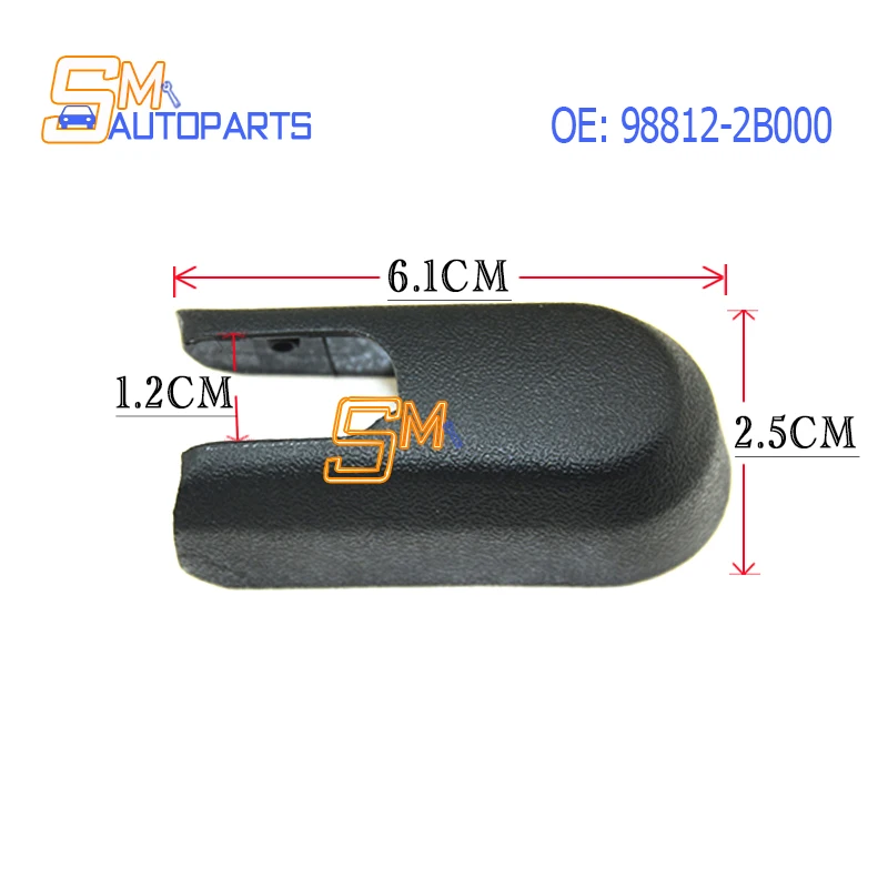 

1PCS 98812-2B000 988122B000 98812 2B000 New Car Rear Wiper Arm Cover Cap for Hyundai Kia Forte Rio Sorento High Quality