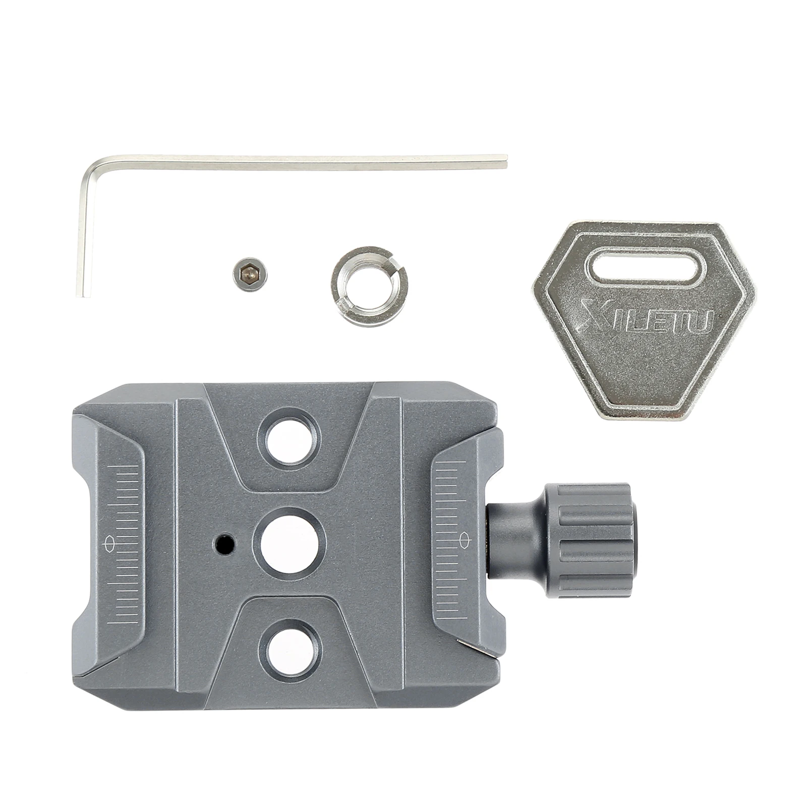 

Quick Release Clip QR40S 3/8" to 1/4" Conversion Screw for Photographic Equipment Tripod/Ball head/Monopods 38mm wide Universal