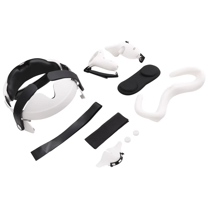 

Ремешок Halo для Meta Quest 3, чехлы для контроллера, крышка объектива, блокирующий свет, носовой упор и лицевая крышка для Quest 3, аксессуары A