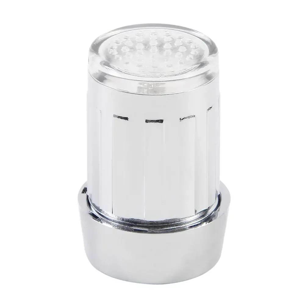 7 Colors LED Water Glow Faucet Tap with Stainless Steel Diverter Adapter