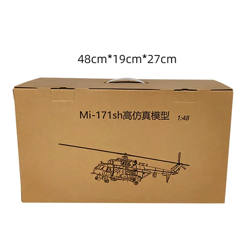 Scale 1/48 171sh Gunship Miniature Die Cast Eco-friendly Material Aircraft Model Souvenir Collection Birthday Gift Toys For Boys