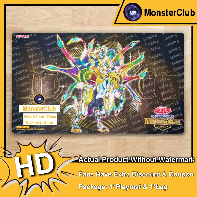 

YuGiOh Playmat Tellarknight Ptolemaeus TCG CCG Коврик для настольной игры Коллекционный коврик для карточной игры Резиновый коврик для мыши Бесплатная сумка 600x350x2 мм