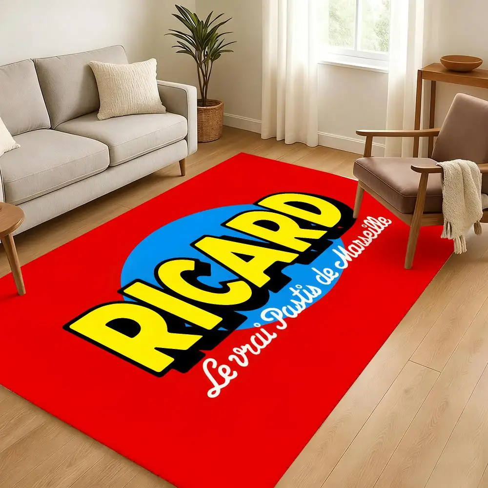 R-Ricard Floor Mat Soft Thickened Absorbent Non-Slip Bedroom Living Room Door Mat Home Decor Flannel Rugs