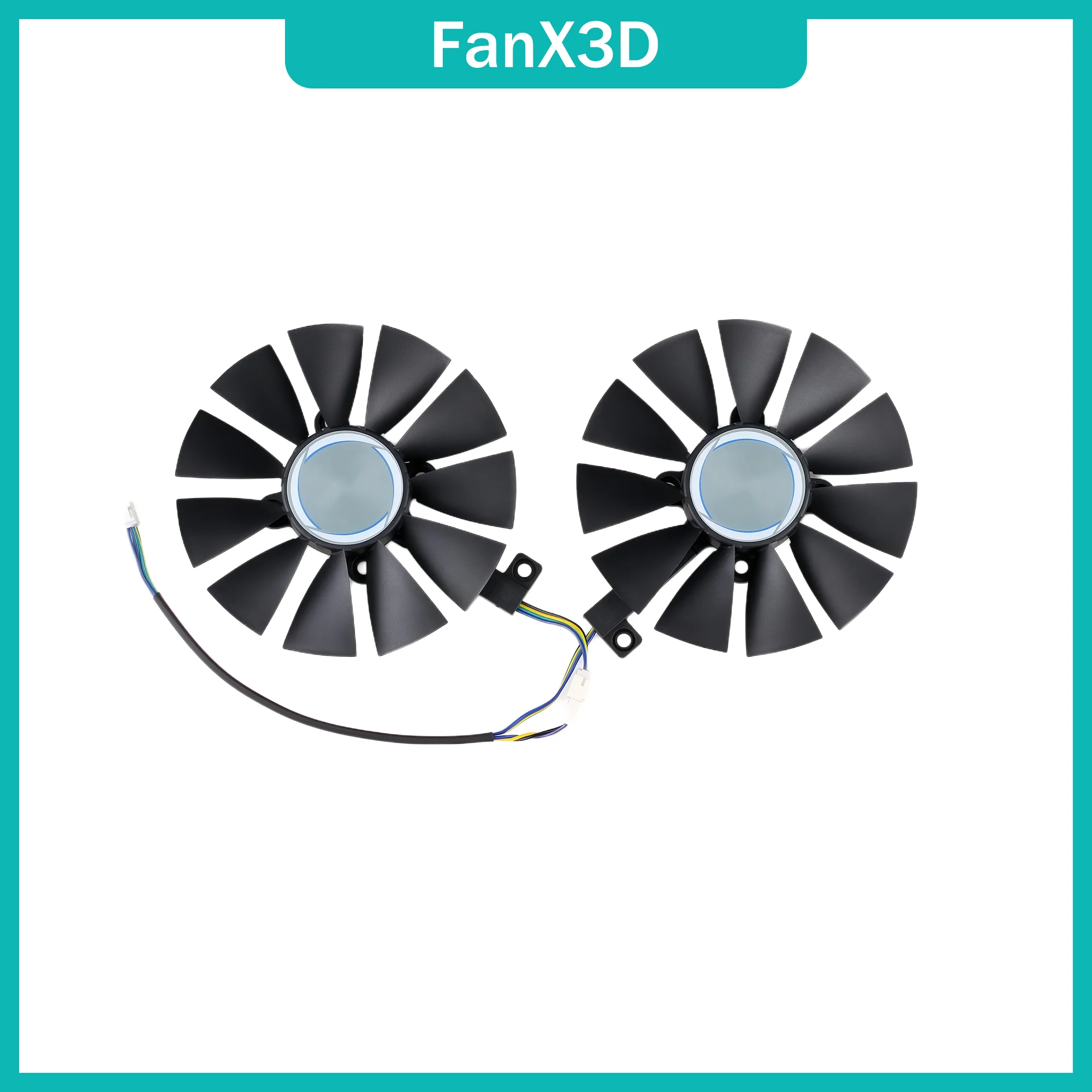 PLD09210S12HH Cooling Fan For Application Scenarios ASUS GTX 1060 1070 RX 480 87MM Graphics Video Card  FDC10U12S9-C T129215SU