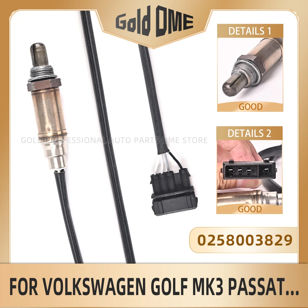 Sonda Lambda czujnik do VW tlenu Volkswagen Golf Mk3 Passat B3 B4 2.0 l1990-1997 części samochodowe sonda Lambda/o2 czujniki 0258003829