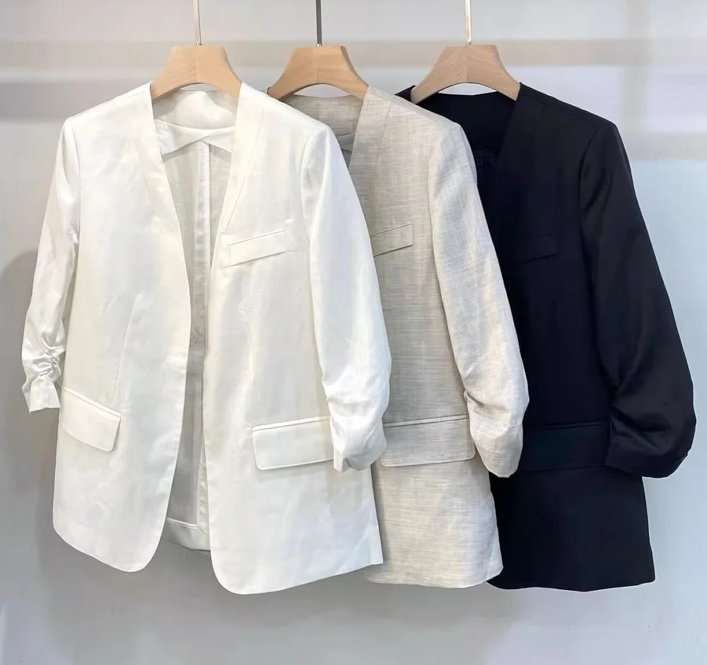 

Top Quality New Blouses 2026 Summer Style Women Sexy Tulle Lace Patchwork Short Sleeve Casual White Blue Tops Blouse Female