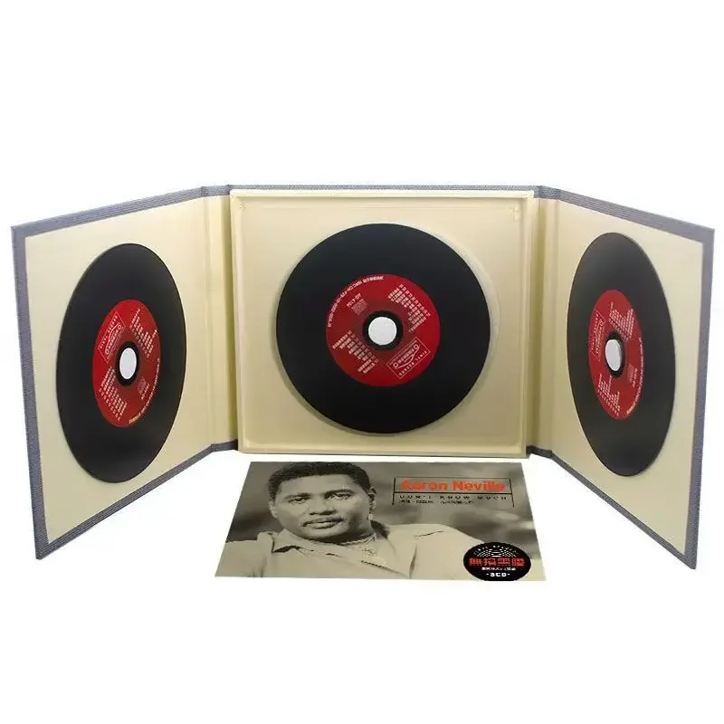 Klassieke Blues Aaron Neville Muziek CD Greatest Hits Album Zelfs Als Mijn Hart Zou Breken 3 stuks zwarte vinyl platen Soundtrack Box