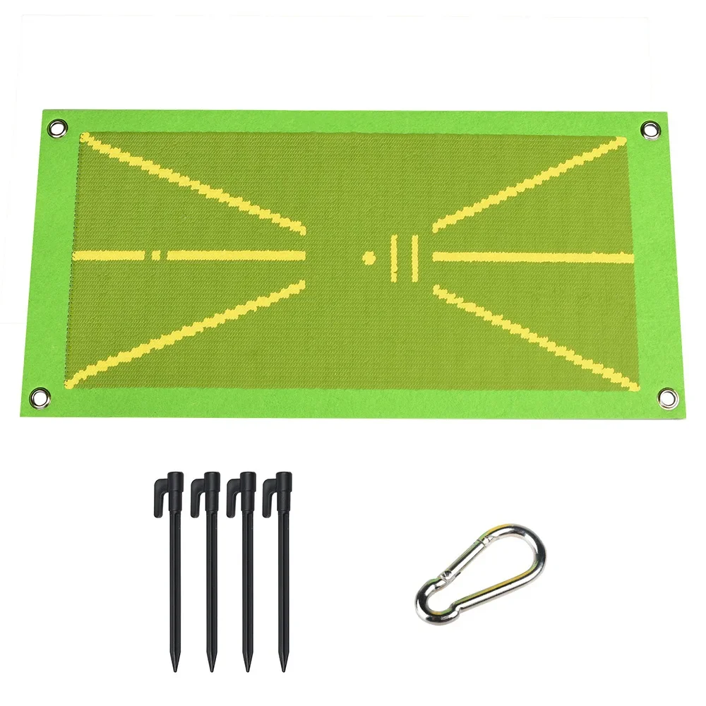 

Golf Auxiliary Training Mat for Swing Correction Training Mat Hitting Direction Path Mat Practice Mat Tools Beginner Accessories