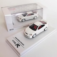 Diecast 1:64  INTEGRA Type-R DC5 alloy car model Collectibles static finished ornaments Scene simulation Adult Gift Toys