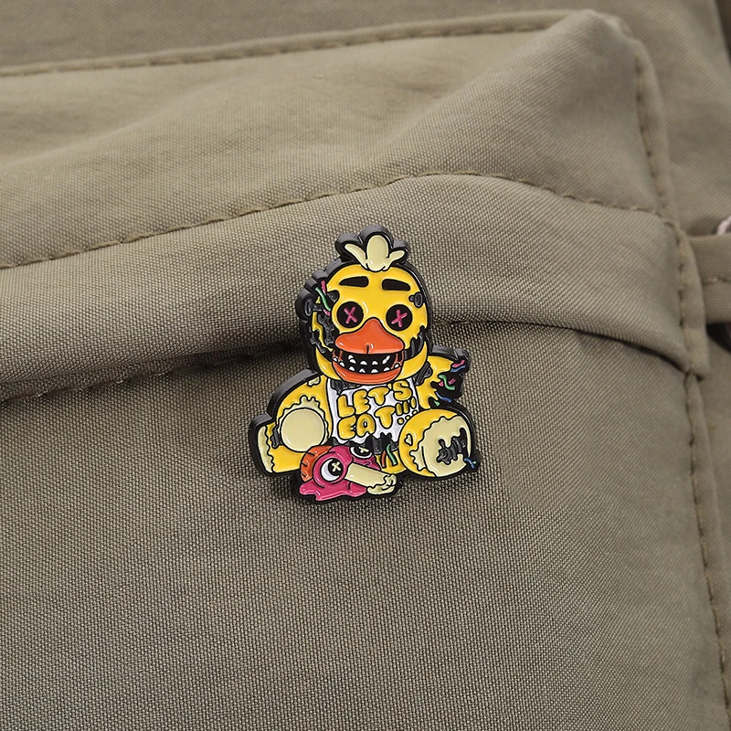Cartoon Puppetry Alloy Badge - Cute Enamel Brooch - Collar Metal Pin - Shirts, Bags, Fashion Accessories - Gifts for Friends