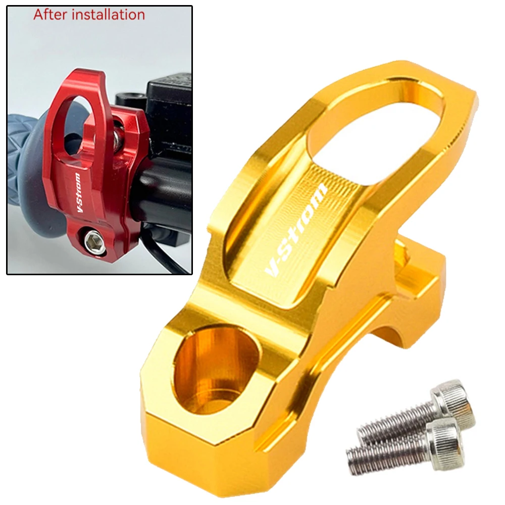 Motorcycle Brake Master Cylinder Bracket Bag Luggage Clamp Holder Helmet Hook For SUZUKI Vstrom DL 250 650 1000 V-Strom 650XT