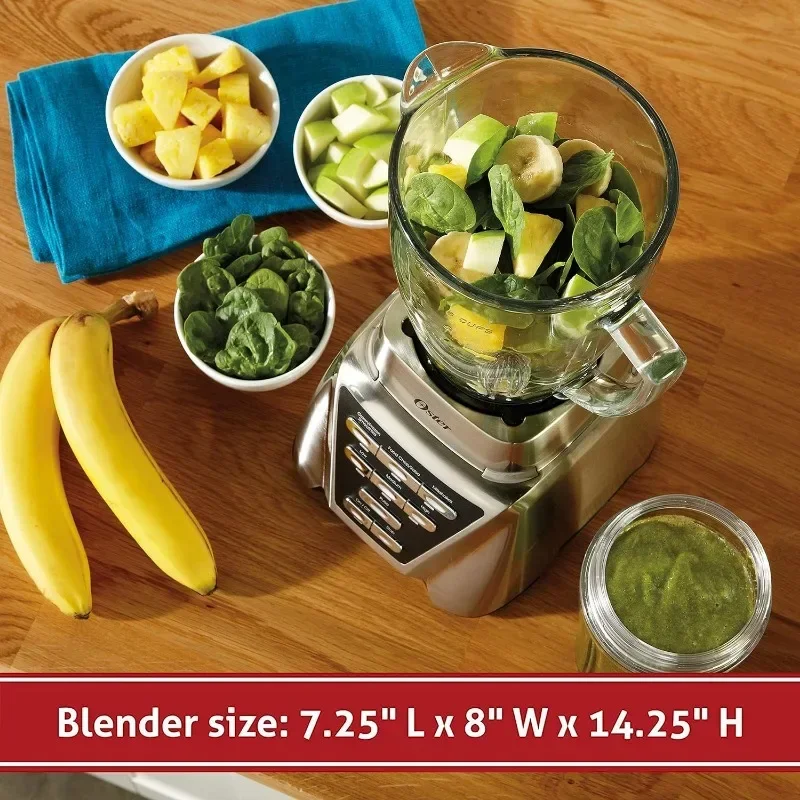 

ez Oster Blender | Pro 1200 with Glass Jar, 24-Ounce Smoothie Cup