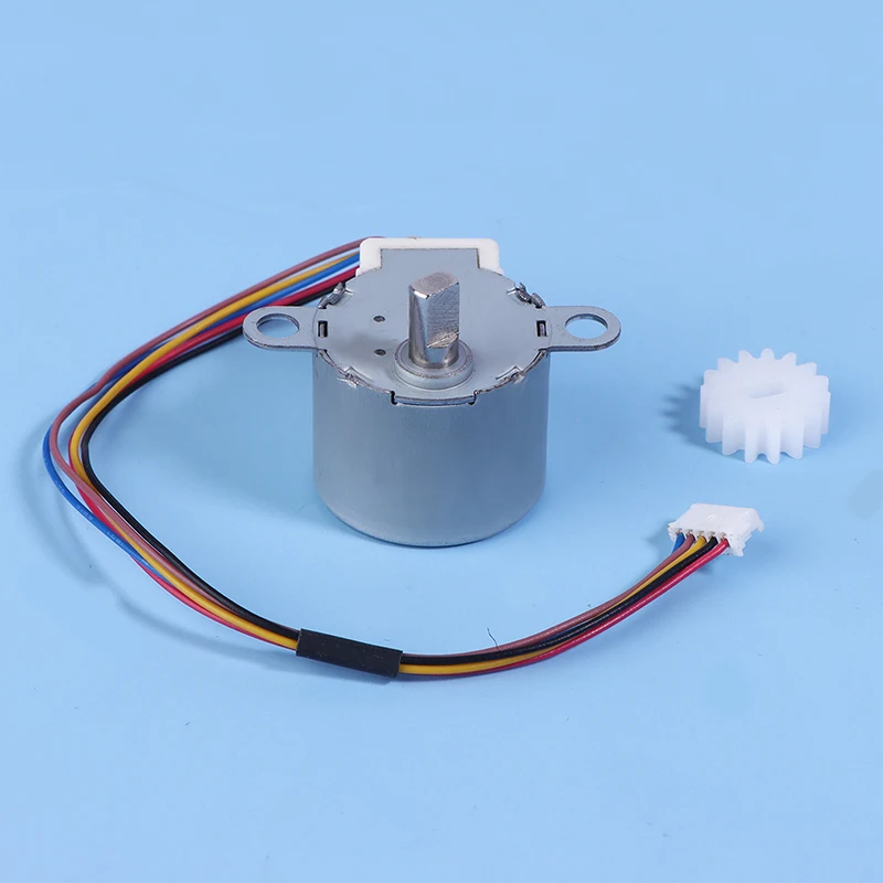 DC Stepper Motor 24BYJ48 5V 2W Step Gear Motor For Heating Shaking Head Mobile Phone Bracket Fan Shaking Head Motor 6 Rpm