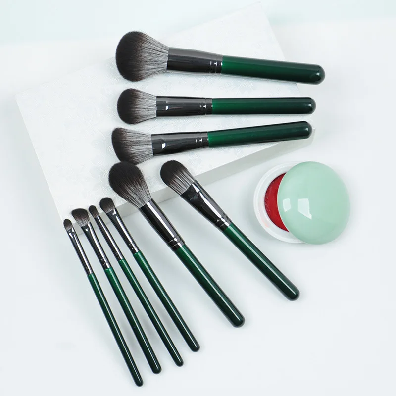 ใหม่ชุดแปรงแต่งหน้าด้ามไม้เครื่องมือเสริมความงามแปรงอายแชโดว์เครื่องมือเสริมความงามที่สมบูรณ์