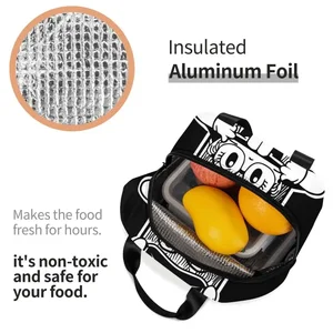 O Norimaki, Anime, Kadınlar için yalıtımlı Termal öğle Yemeği Çantası, Dr. çökme, Taşınabilir yemek kutusu, ofise, okula, açık havada yemek 8 en çok satan, o sırt çantası-no. 4