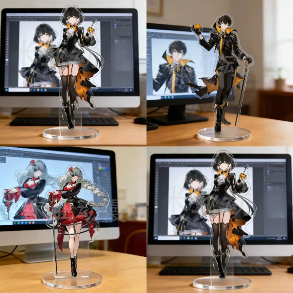 Game Wuthering Waves Rover Phrolova Acrylic Stand Standee Figure Standing Sign Model Plaque Display Aesthetic Desktop Ornament