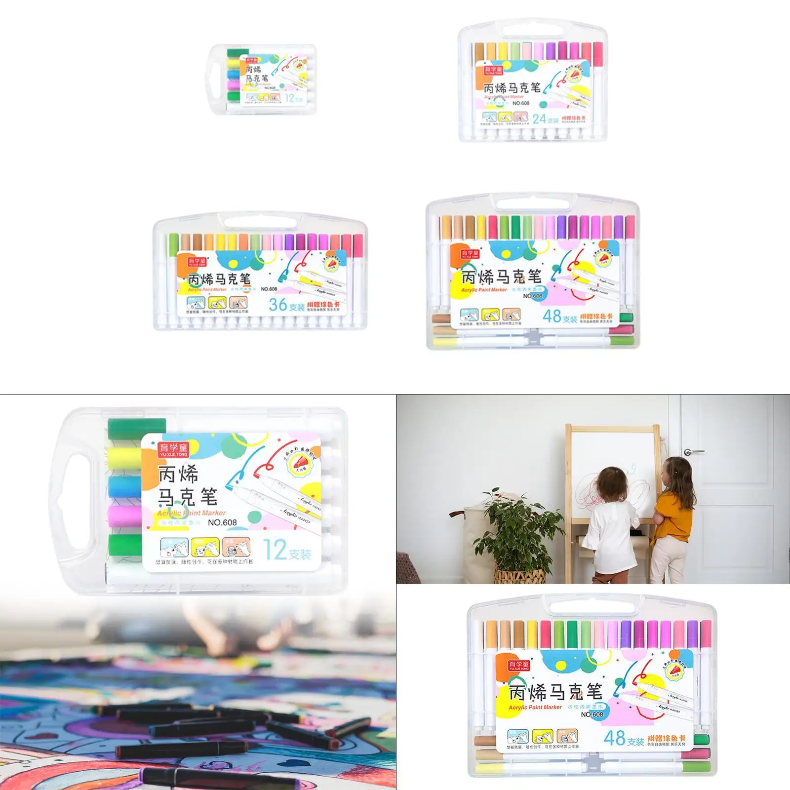 Acrylic Paint Markers Acrylic Paint Pens for Canvas Window Ceramic Surfaces