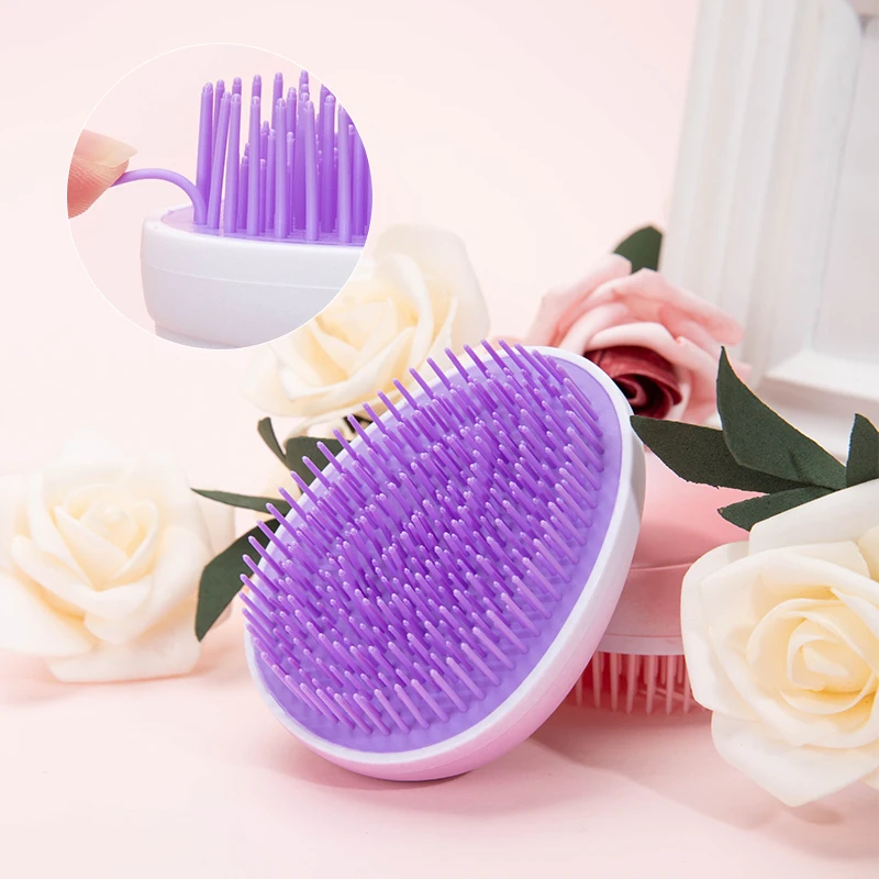 1pcs Detangling Mini Scalp Massage Comb for Hair Soft Teeth Hair Care Brush Portable Small Styling Hairbrush Tools for Travel