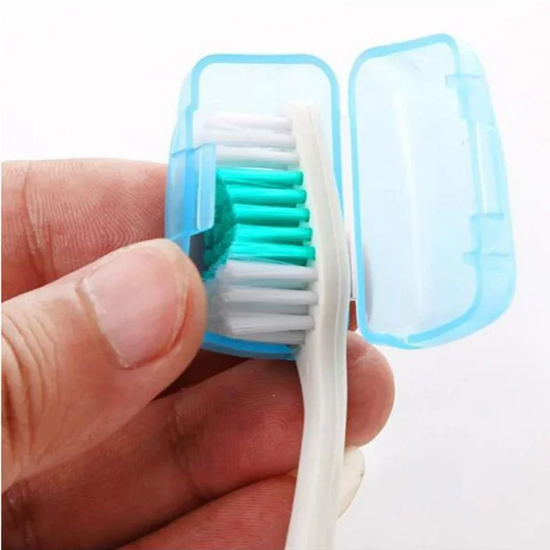 5Pcs/10Pcs Portable Toothbrush Head Cover Case Travel Outdoor Tooth Brush Cover Multi Color Cap Case Trip Bathroom Accessories