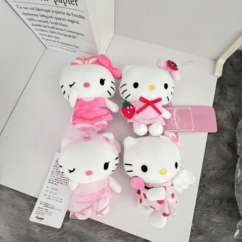 

15 см милая пуговица «Hello Kitty Love» розовая кавайная плюшевая игрушка кулон брелок ювелирные изделия для девочек выпускной сезон подарок на день рождения