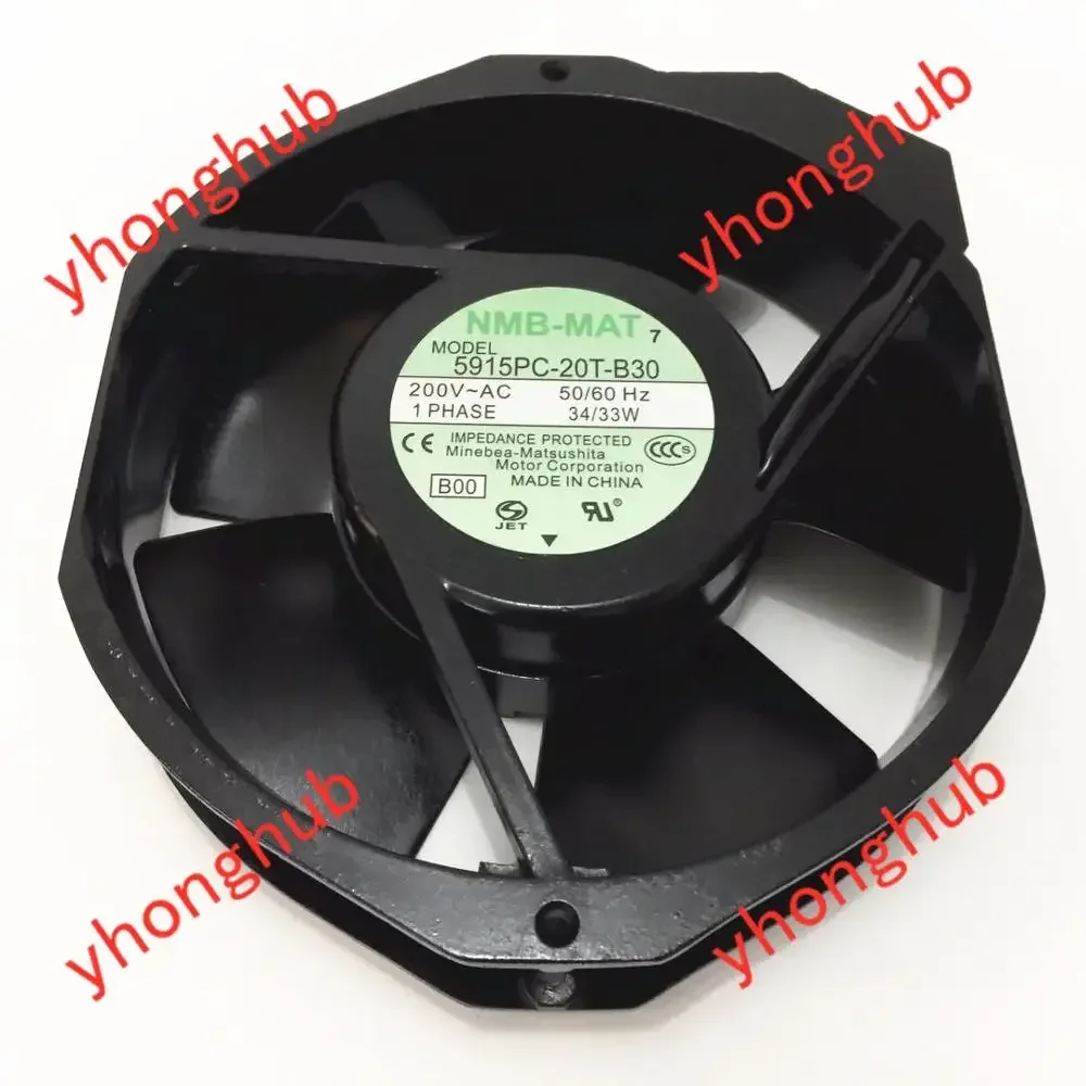 NMB-MAT Server B00 AC 200V 34W Fan kipas pendingin Server