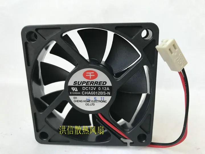 

Freight free original 6015 CHA6012BS-N DC12V 0.12A 60 * 15MM silent cooling fan