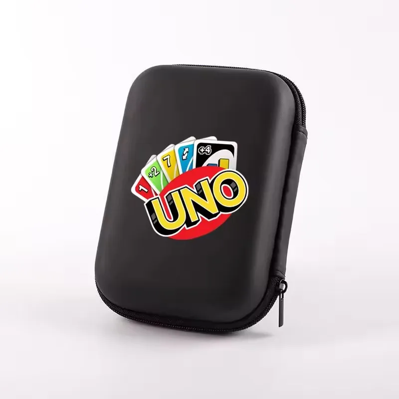 UNO Travel Zipper Box Children's Fan Entertainment Card Clip Mini