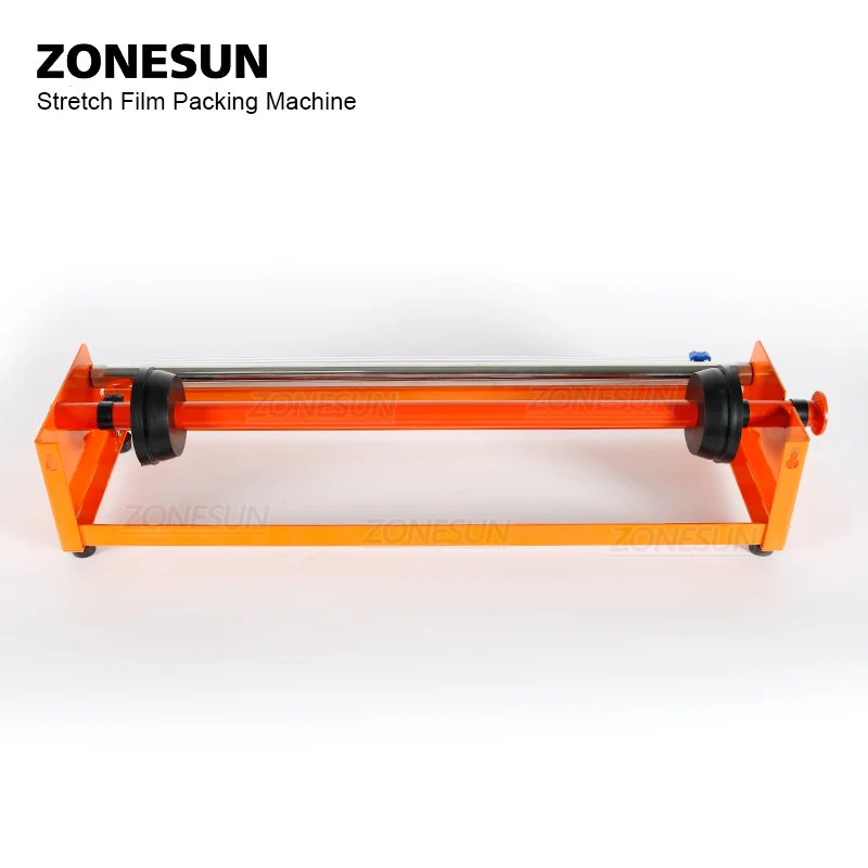 ZONESUN Manual Stretch Film Dispenser Cling Film Wrapping Machine for Food Product Packaging Equipment