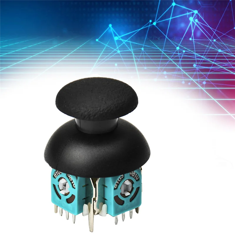 

30PCS 3D Joystick Potentiometers+Joystick Cap For 360/PS2 Game Controller 3D Analog Joystick B10K For PS2 Accessories