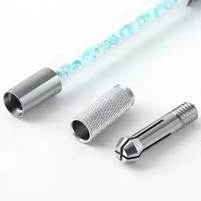 1pcs Double End Tattoo Manual Pen Microblading Tattoo Makeup Eyebrow Pen Double Usage for Flat or Round Needles Blade