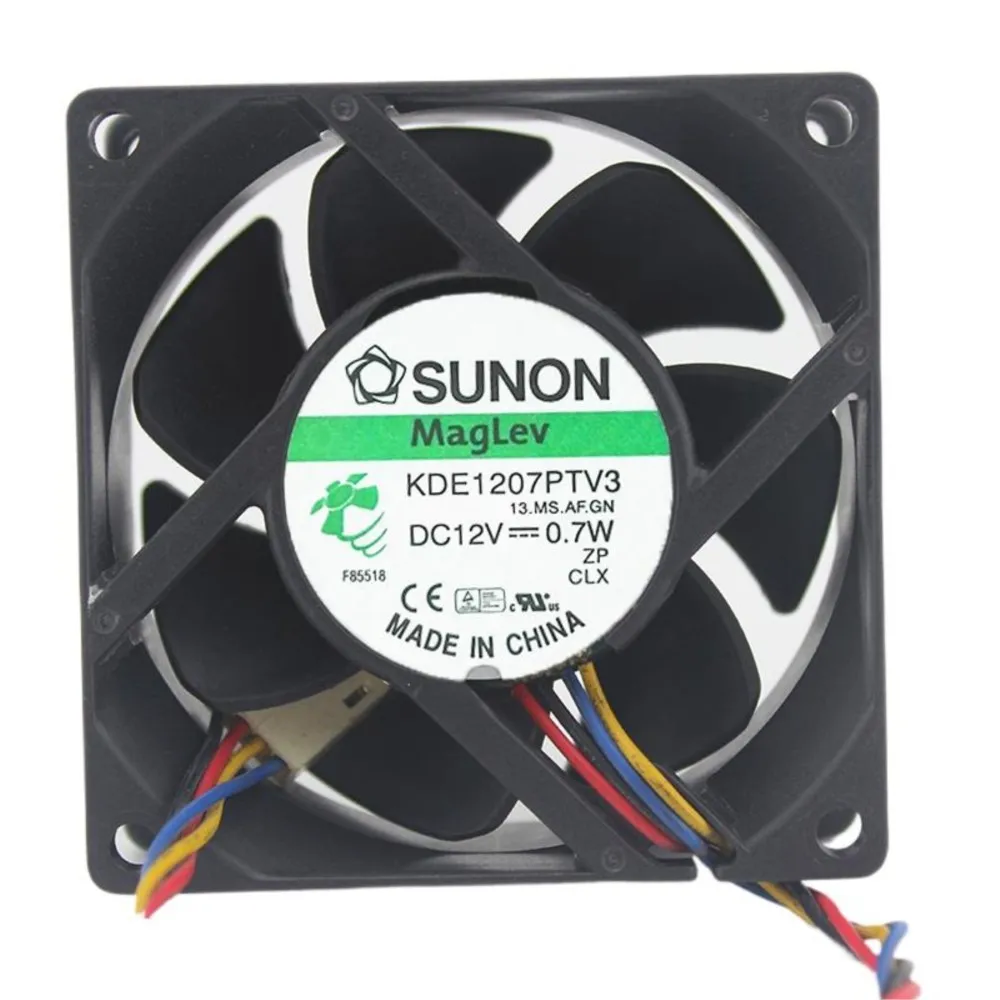 1PCS 70mm Fan for Sunon 7025 12V 0.7W KDE1207PTV3 Server Cooling Fan, x 25mm, Ultra-Quiet Operation (18dBA)