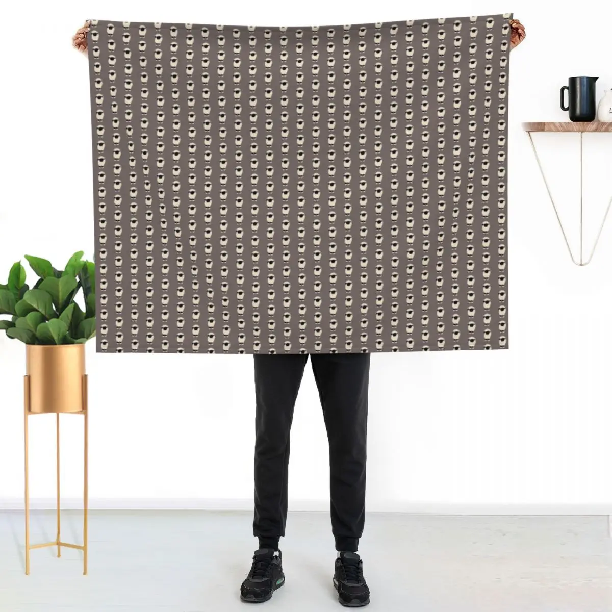 Black nose valais sheep Throw Blanket Luxury St Soft Plaid For Decorative Sofa Weighted Comforter Warm Blankets