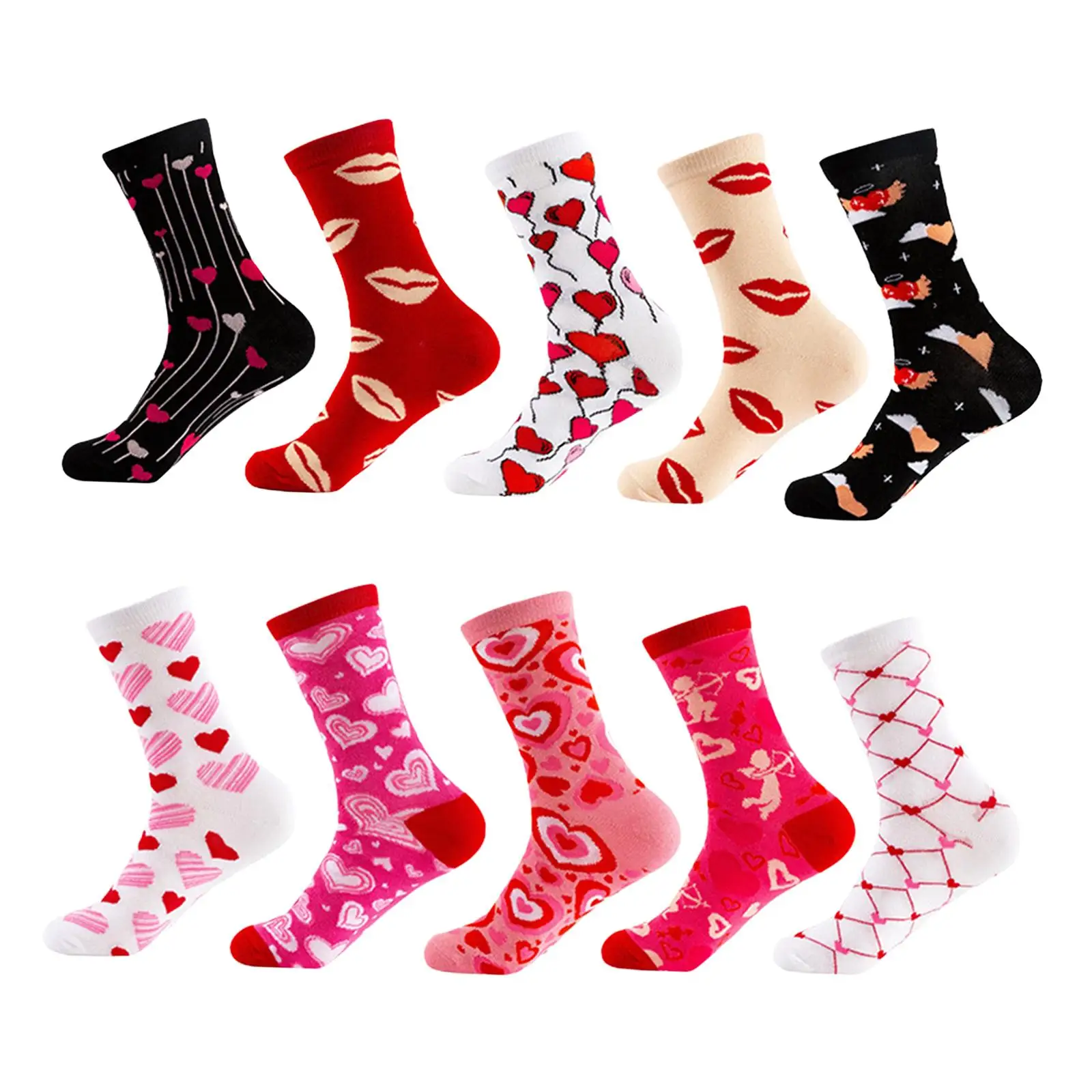 

Носки женские легкие до середины икры, 10 пар