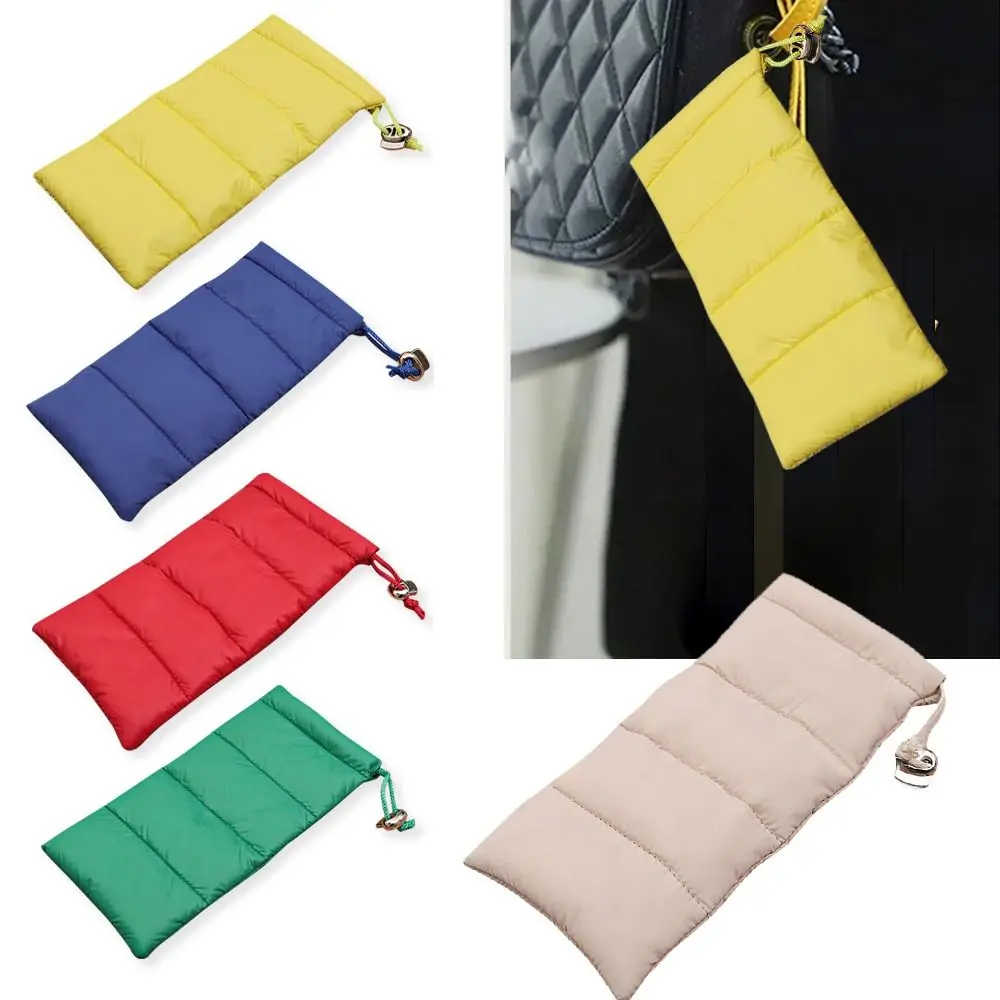 Down Cotton Glasses Box Protective Cover Eye Wear Accessories Reading Eyewear Case Storage Box Drawstring Bag Eyewear Protector