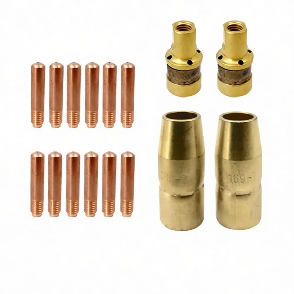 Welder Consumables Contact Tips For Hobart MIG Welding Torch Spare Parts Gas Shielded Metalworking Equipment Toolbox