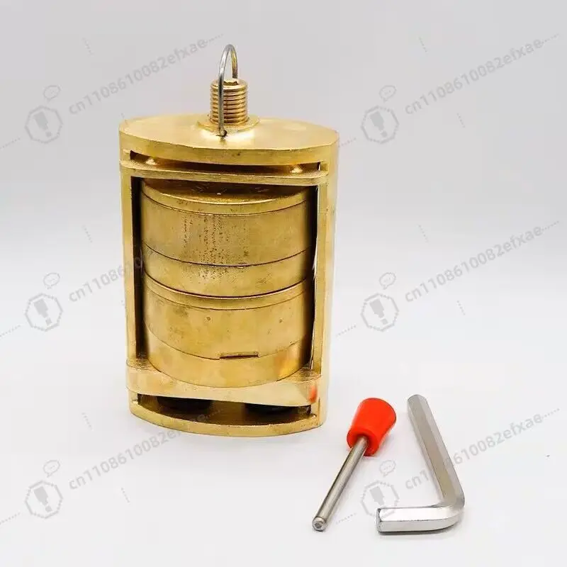 Two Layer Denture Compression Flask Press Dual Pot Bronze Processor Dental Lab Deflasking & Molding Equipment