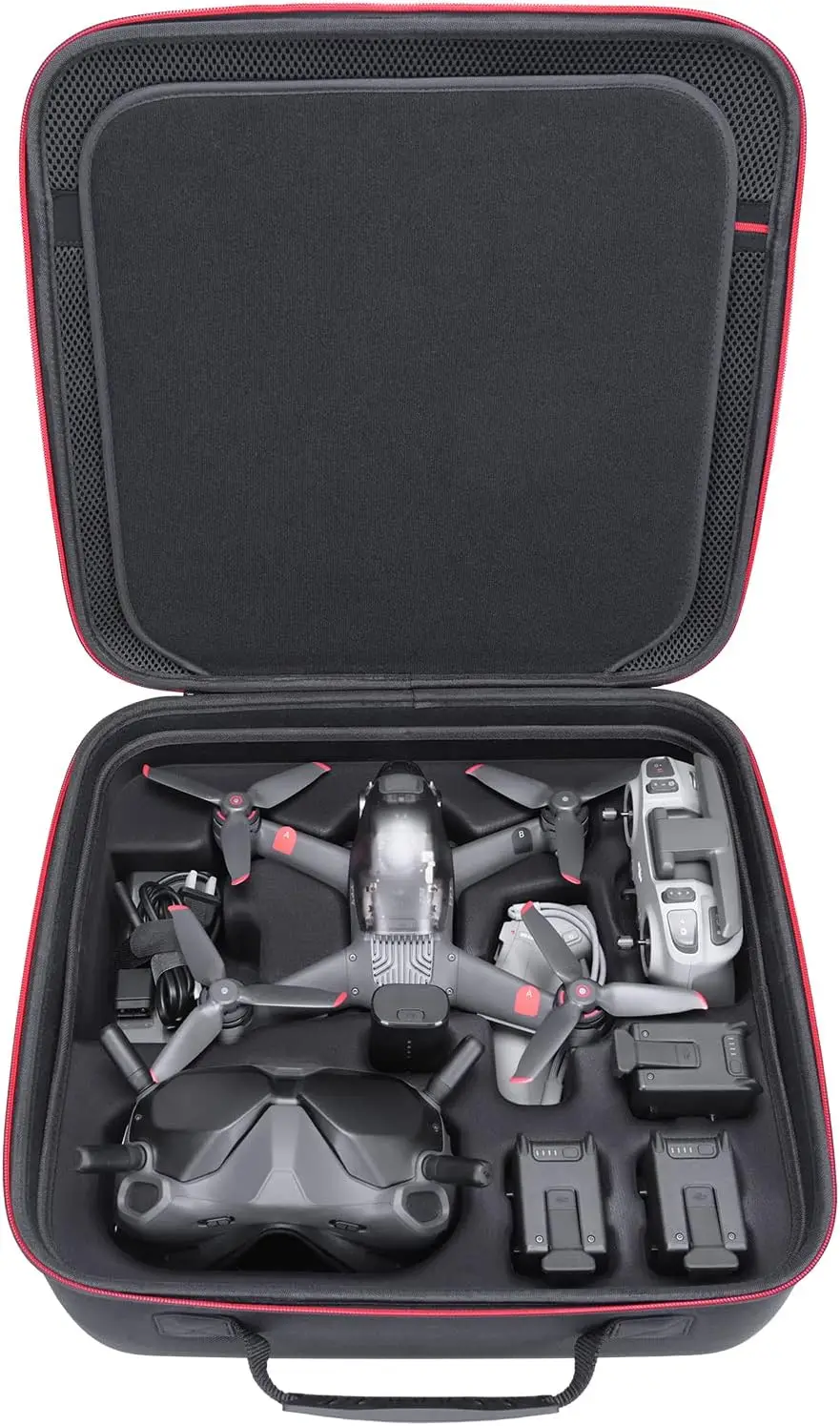 Waterproof Shockproof DJI FPV Backpack, Hard Carrying Case for DJI FPV Combo/Avata Pro Combo, Fits A Full Set of Accessories