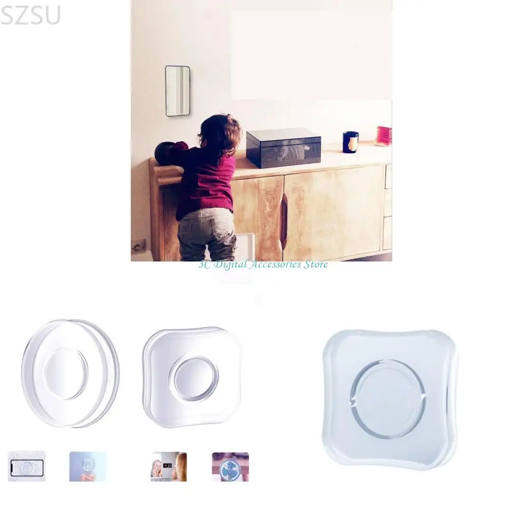 

SZSU Silicone Sticker Bracket Round Anti-skid Pad Sticky Pad Gel for Mobile Phone for Key Holder Sticker Pad Interior Accesso