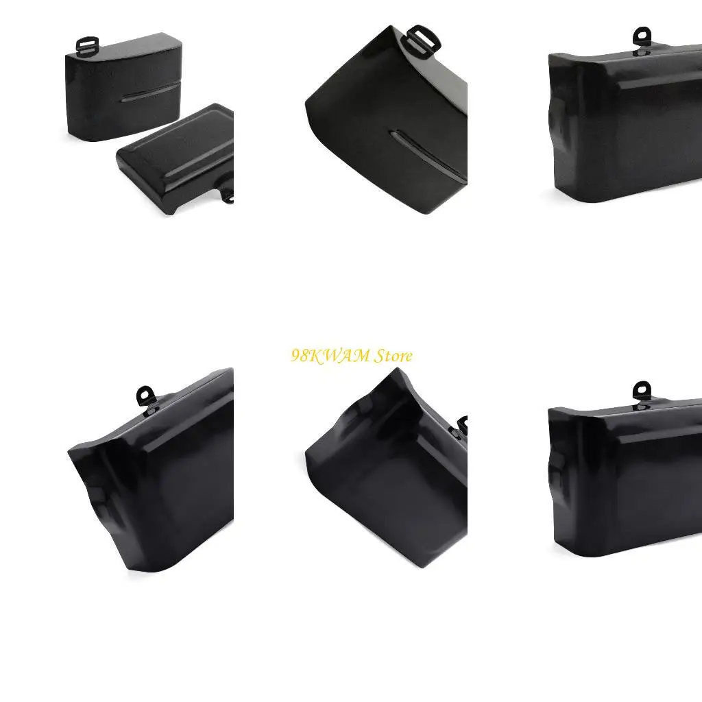 Replacement Motorcycle Battery Side Cover for 2006-2017 Fitment, Steel Side Panel Shell for Battery-Area Coverage 68UF
