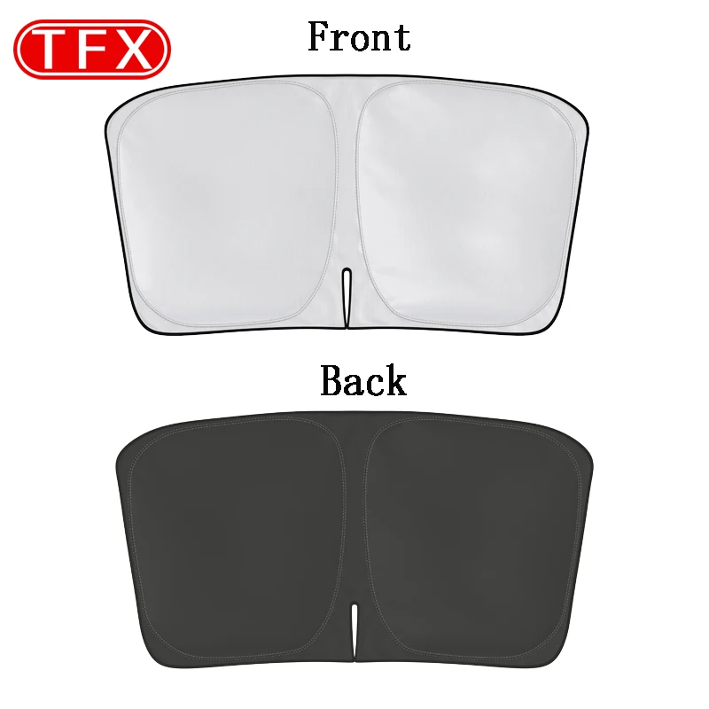 For Ford Mustang 2015-2023 Car Styling Nano-Insulat Windshield Sunshade Front Window Sun Shade Visor Auto Interior Accessories